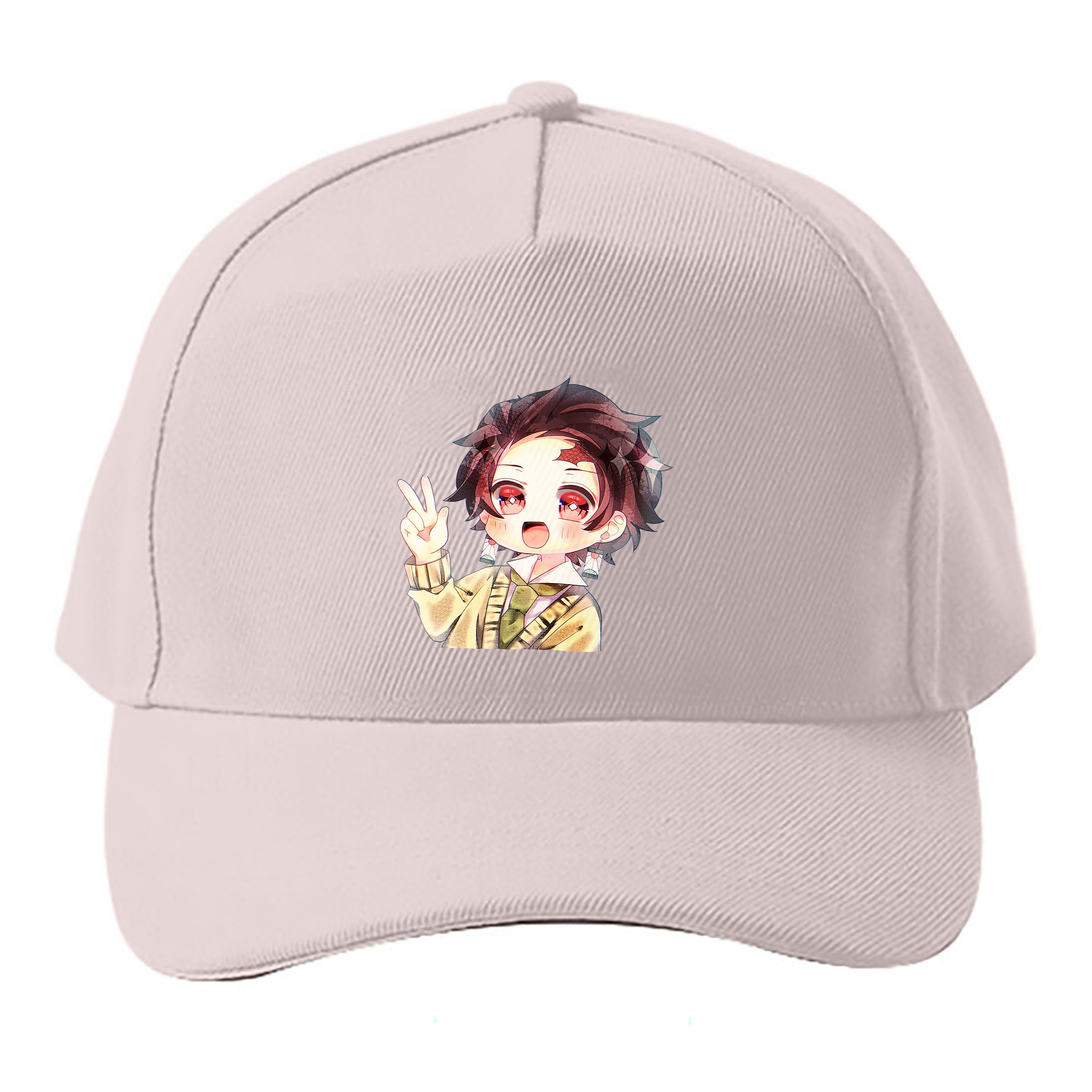 （画像用） 鬼滅の刃 竈門 炭治郎／かまど たんじろう Kamado Tanjirou ベースボールキャップ 綿100％ 男女兼用 帽子 スポーツ